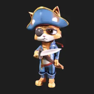 Adventurous Pirate Cat