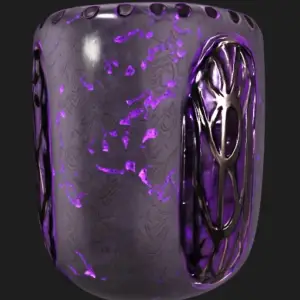 Rune-Engraved Obsidian Conduit